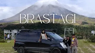 ROADTRIP SUMATERA CAMPERVAN DI BRASTAGI DENGAN PEMANDANGAN GUNUNG SINABUNG DAN DANAU LAU KAWAR