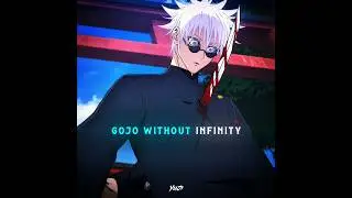 Gojo Without Infinity 😰☠️ || Jujutsu kaisen #gojo