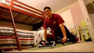 Max set of 155 iron gym push ups to start the day!