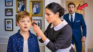 O FILHO DO MILIONÁRIO NASCEU SURDO, ATÉ QUE A EMPREGADA REMOVEU ALGO QUE O DEIXOU EM CHOQUE