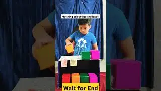 Matching colour box 🟪🟦 challenge #shorts #youtubefeeds #trending #kidsgame #youtubeshorts #LBchamps