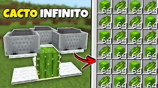 A Farm de Cactos MAIS F&Aacute;CIL no Minecraft Bedrock 1.21