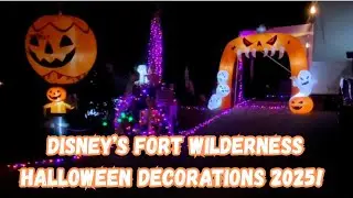 Fort Wilderness Halloween Decorated Campsites 2025| Disneys BEST Kept Secret!| Walt Disney World 