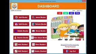 Library Management || Python Tkinter Project || By Pankaj Panjwani
