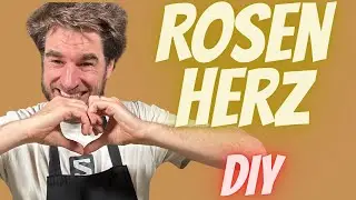 🌹 Rosenherz selber machen | DIY Herz aus Rosen, Hagebutten & Efeu | Blumendeko Anleitung
