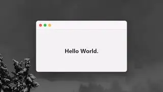 macOS Monterey style window written in HTML and CSS.