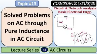 Solved Problems on AC through Pure Inductance in AC Circuit - AC Circuits - Basic Electrical Engg.