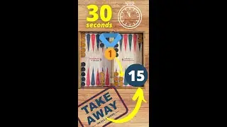 15. The different value of the points #shorts #backgammon