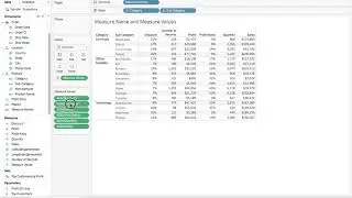 Учебное пособие по Tableau &mdash; Названия и значения мер