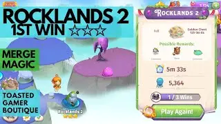 Merge Magic Rocklands 2 &bull; 3 Stars On 1st Win ☆☆☆