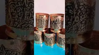 premium quality copper glass for drinking water 😍😍 #copper #glass