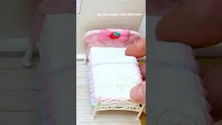 Cutest mini bedroom 🌟 ASMR 🔊 #miniature #asmr #rement