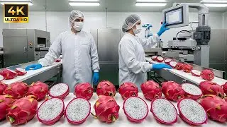 Inside a Modern Dragon Fruit Factory: Full Production Process (Fresh Fruit to Premium Pur&eacute;e)