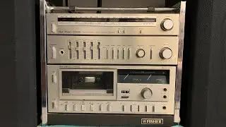 Rare fisher mini home stereo system