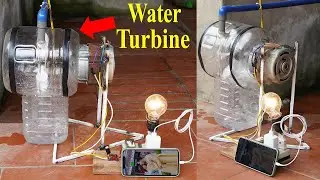 DIY Family Water Tank Power Plant! Mini Hydroelectric Generator in 2024