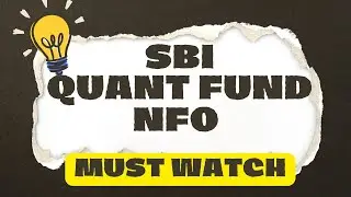 SBI QUANT FUND NFO😱 MULTI FACTOR QUANT FUND 👌 #stockmarket