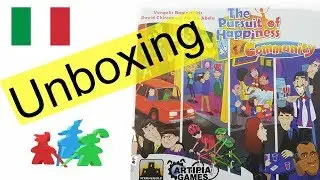 Pursuit of Happiness - La Ricerca della Felicità - espansione Community unboxing Italiano