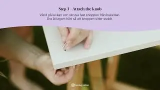 How to Install a Knob on a Frame Drawer | Beslag Online Tutorial