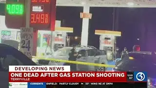 VIDEO: Man dead in Terryville gas station shooting; suspect in custody