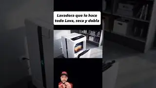 Lavadora que lava, seca y plancha tu ropa.     #tips #lavadora