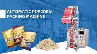 Automatic Popcorn Packing Machine Popcorn Pillow Packaging