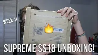 SUPREME SS18 WEEK 1 DROP UNBOXING! (Supreme Spring Summer 18)