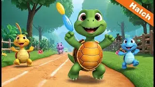 🐢 Turtle Races with Friends | Fun Kids Nursery Rhyme & Baby Song