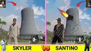 Skyler Vs Santino Ability Test After Update 🤯 Garena Free Fire