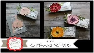 Tolle Box basteln - Elegante Verpackung basteln - Stampin&acute;Up! - Anleitung - deutsch - Danke Box DIY