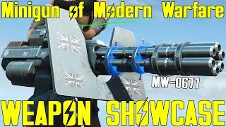 Fallout 4: Minigun of Modern Warfare - Weapon Mod Showcase