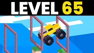 Fancade Drive Mad - Level 65 (Jump Hoops) Gameplay Walkthrough