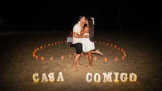 Pedido de casamento surpresa no restaurante Sambass Kennedy & Emilly em Morro de S&atilde;o Paulo 🥹&hearts;️🥂🍾💍
