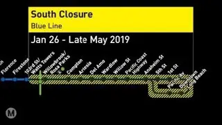 Metro Blue Line upgrades will cause closures beginning Saturday