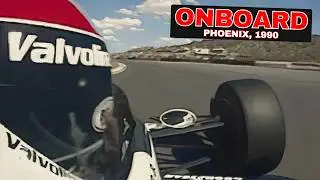 Al Unser Jr. Onboard 1990 CART Phoenix