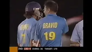 First time MS Dhoni finished with a six