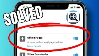 How to activate offline mode in search browser
