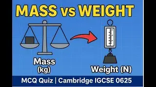 Mass and Weight Quiz | IGCSE Physics 0625 | Past Paper MCQs
