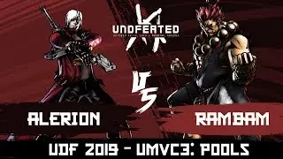 Alerion vs Rambam - UDF 2019: UMvC3 Pools