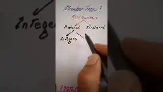 Real Number Tree#MathMarrow#Math shorts#Numbet tree#Classification of Numbers
