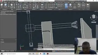 Gambar GClamp di AutoCAD by Erwin Andreas