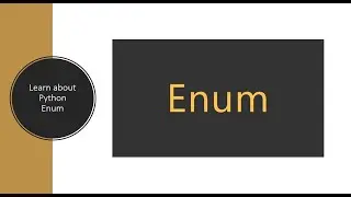 Learn about python Enum
