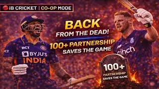 4 Wickets Down… Then THIS 😱 | 100+ Last-Wicket Stand | CO-OP Mode  (QF-iBC PRO 360-250 #27 CO-OP)