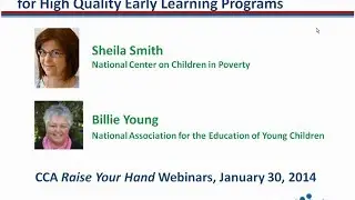 Creating an Effective TA System to Develop High Quality Early Learning Programs