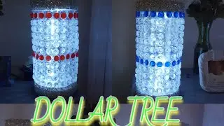 DIY GLAM TABLE  LAMPS/DOLLAR TREE  DECOR