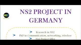 NS2 PROJECT IN GERMANY
