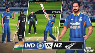 IND vs NZ | 1st T20 highlights | real cricket 25 v7 | new Jersey t20 | #indvsnzt20series 