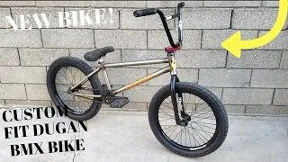 CUSTOM RAW $1,200 FIT BIKE CO DUGAN BMX CHECK! NEW BIKE DAY!