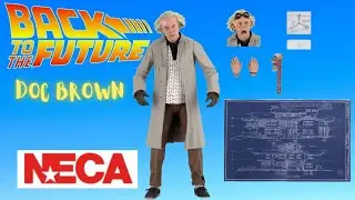 NECA Back to the Future Ultimate Doc Brown Figure Unboxing