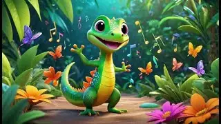 The Laughing Lizard Song | Fun Animal and Kids Songs Collection