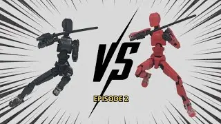 Onyx vs Crimson: Katanas | Dummy 13 Stop Motion Episode 2 (Insane Fight!)